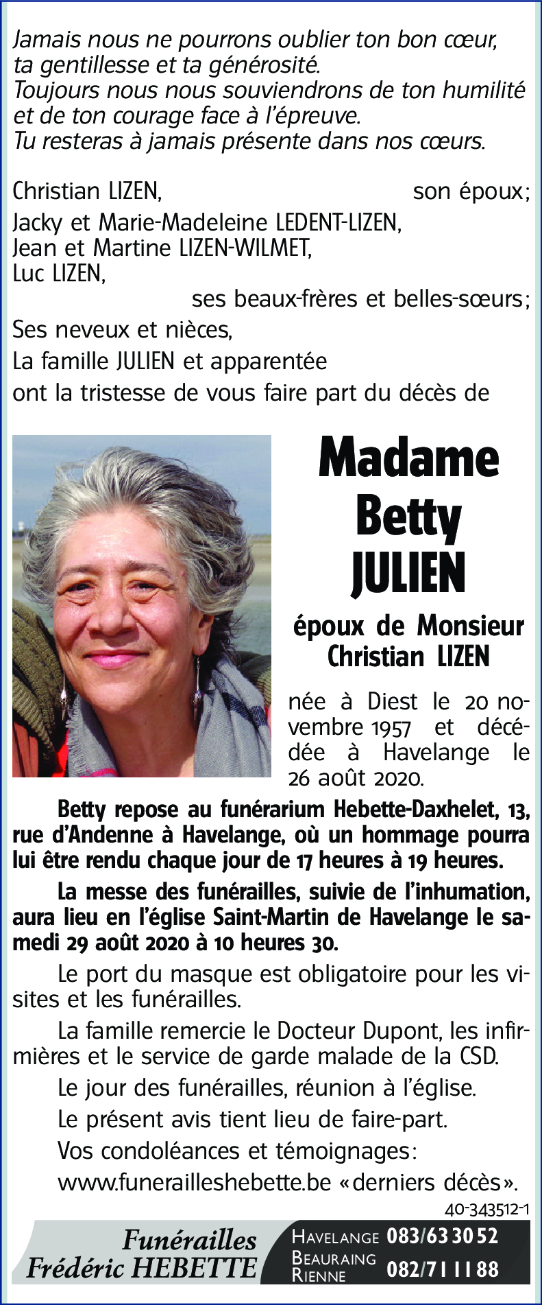 Betty JULIEN