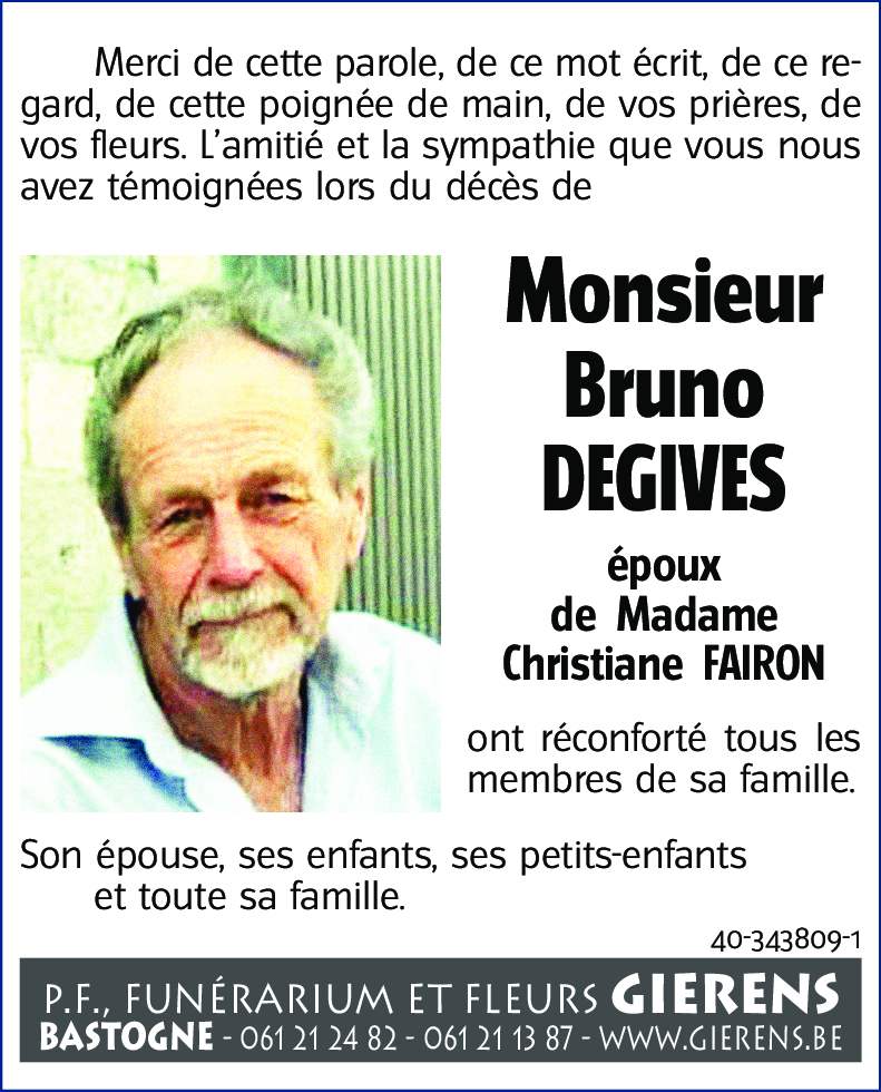 Bruno DEGIVES