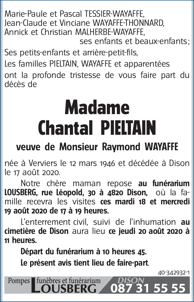 Chantal PIELTAIN