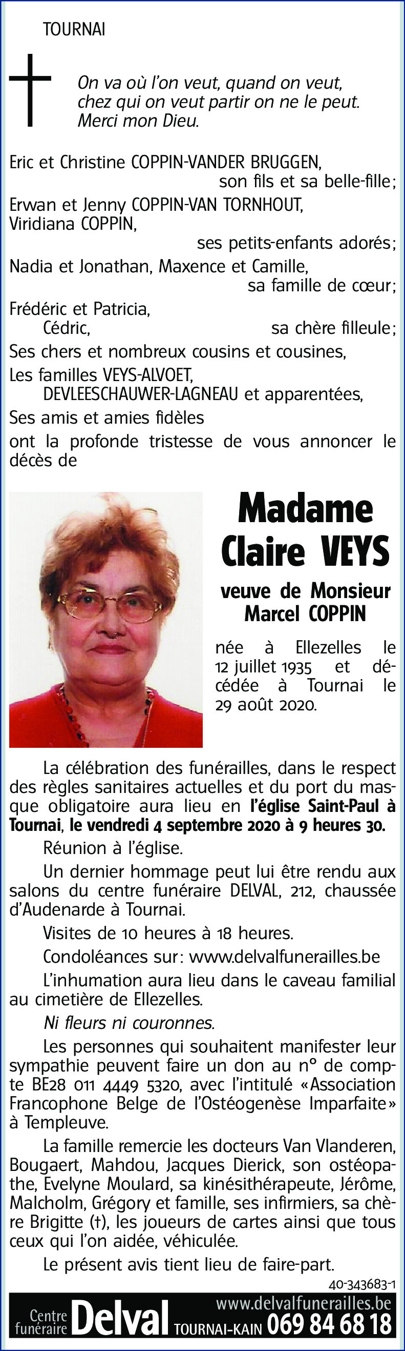 Claire VEYS