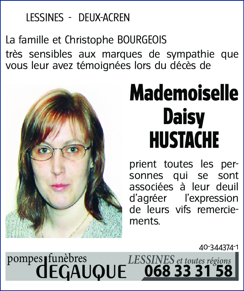 Daisy HUSTACHE