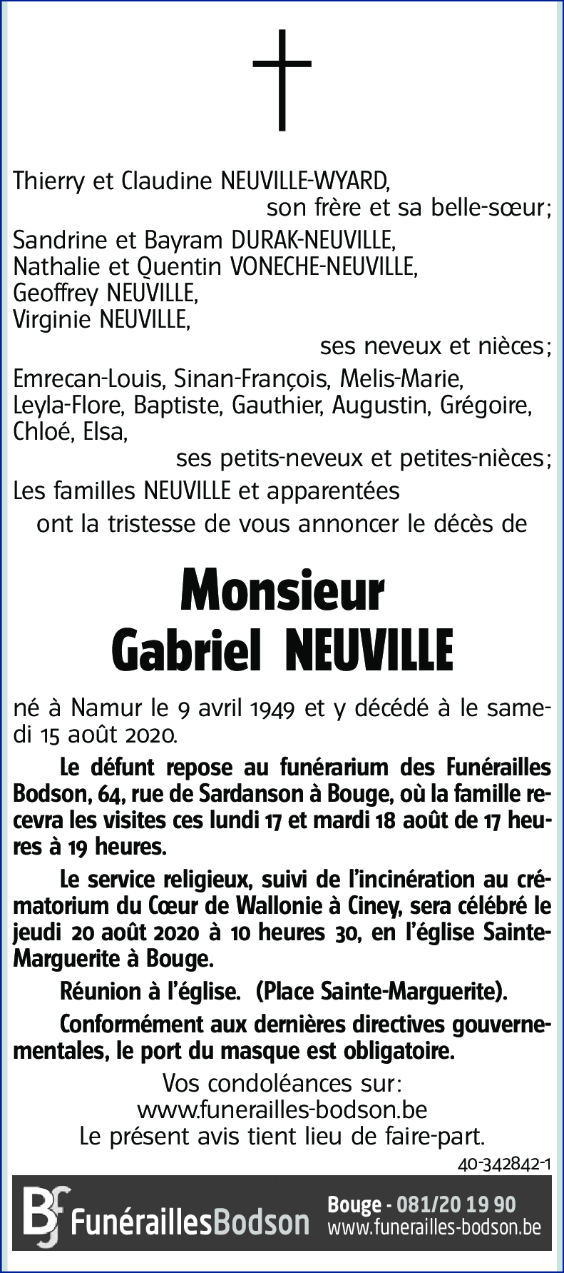 Gabriel NEUVILLE