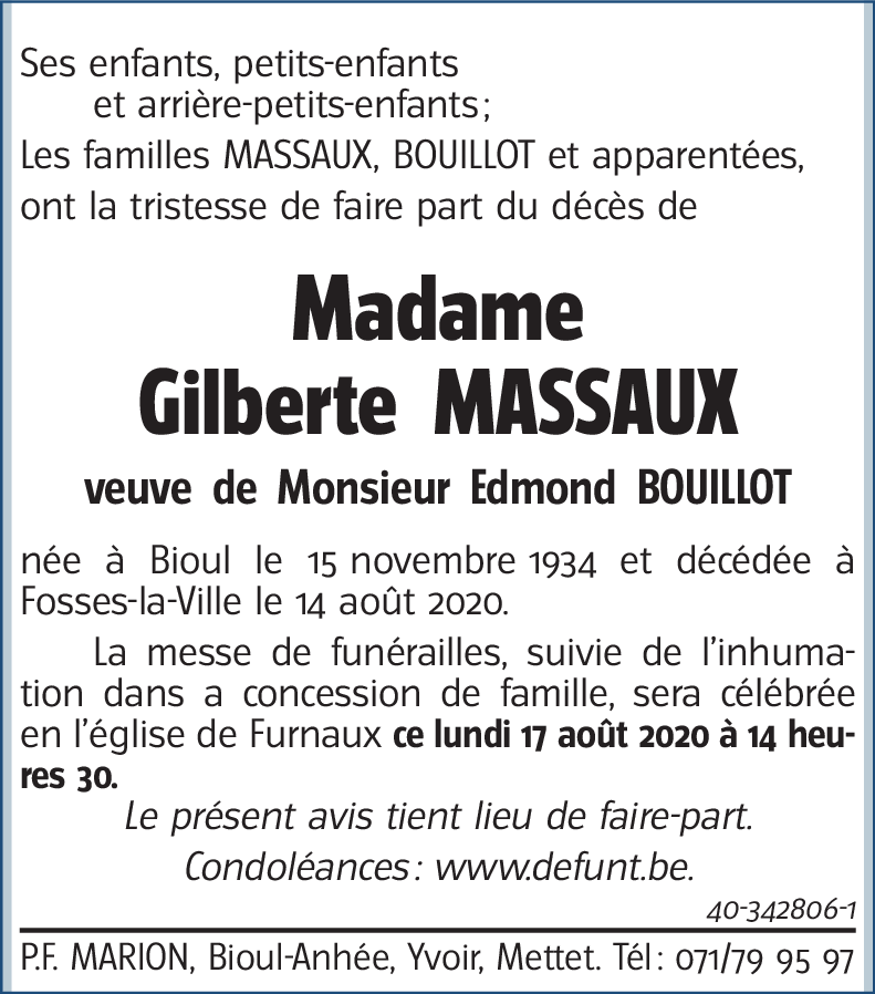 Gilberte Massaux