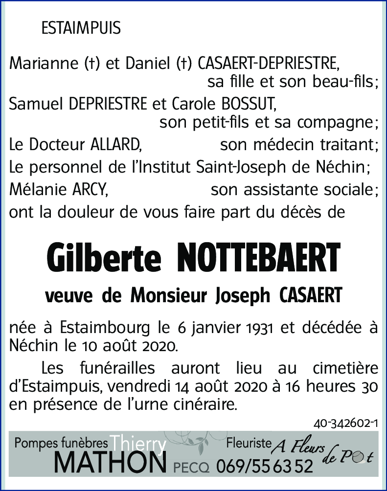 Gilberte Nottebaert