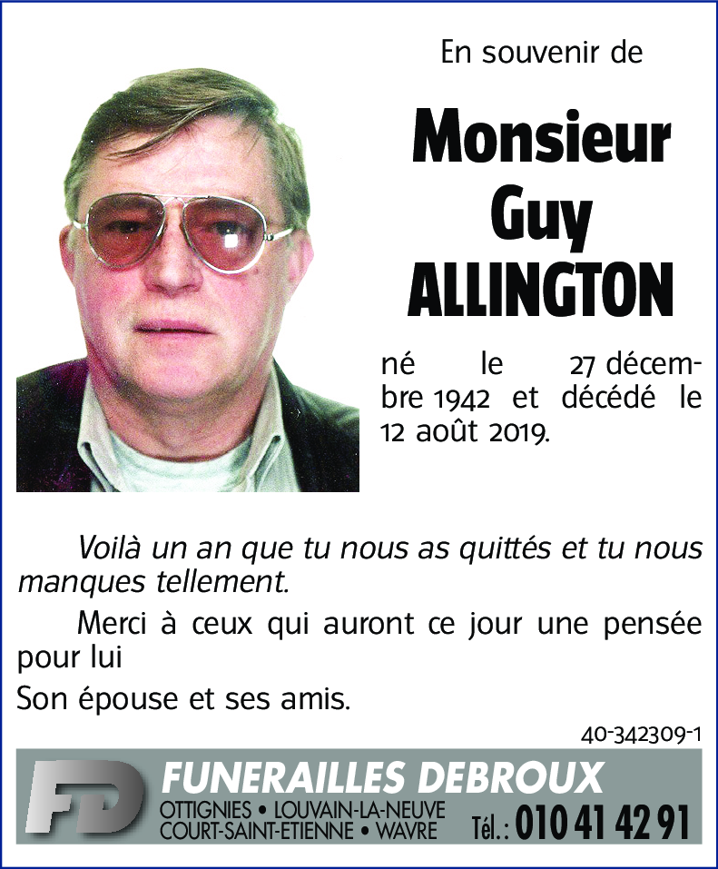 Guy ALLINGTON