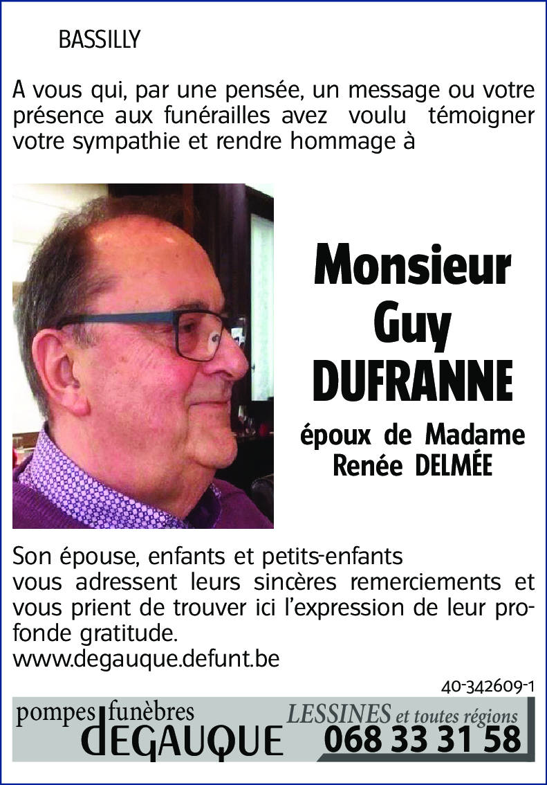 Guy DUFRANNE
