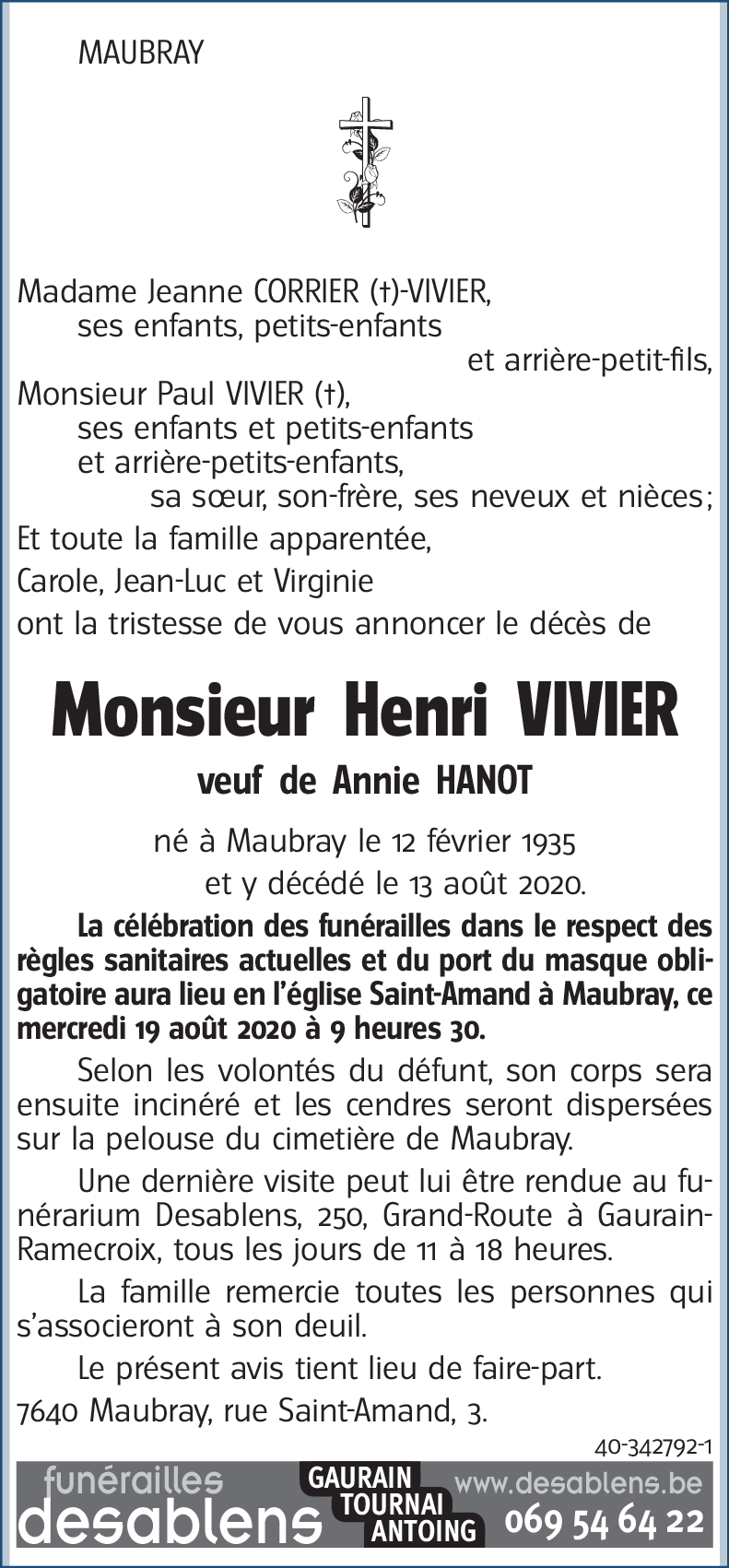 Henri VIVIER