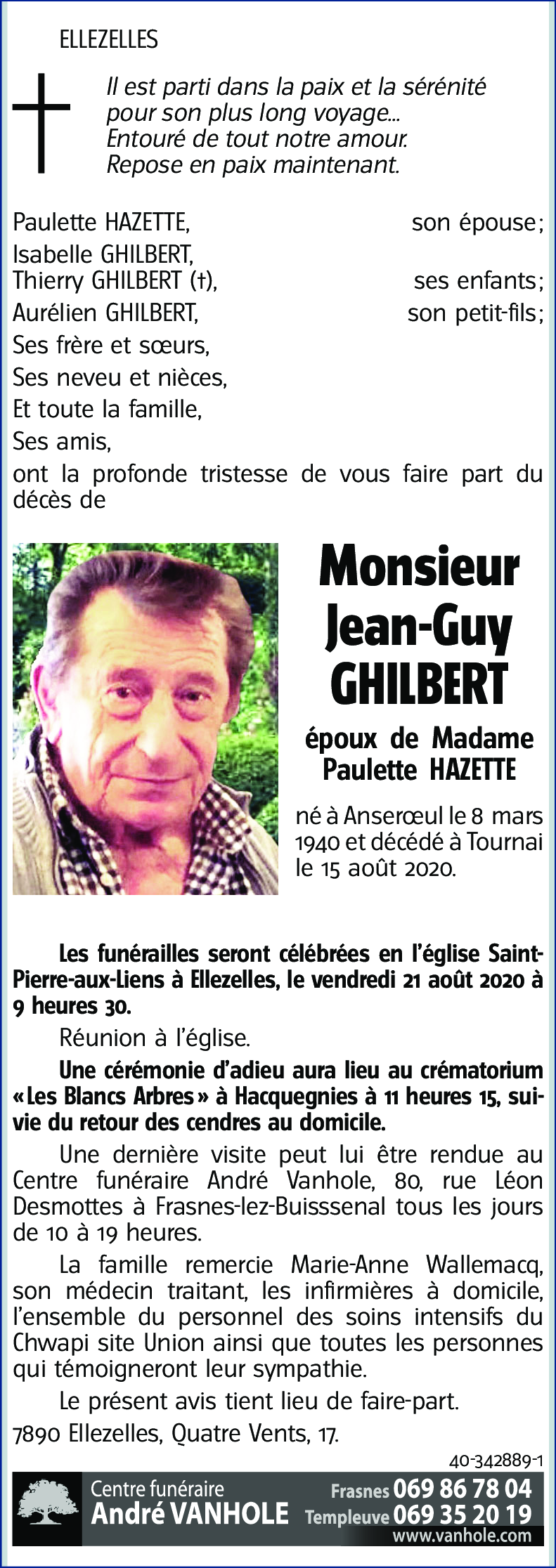 Jean-Guy GHILBERT