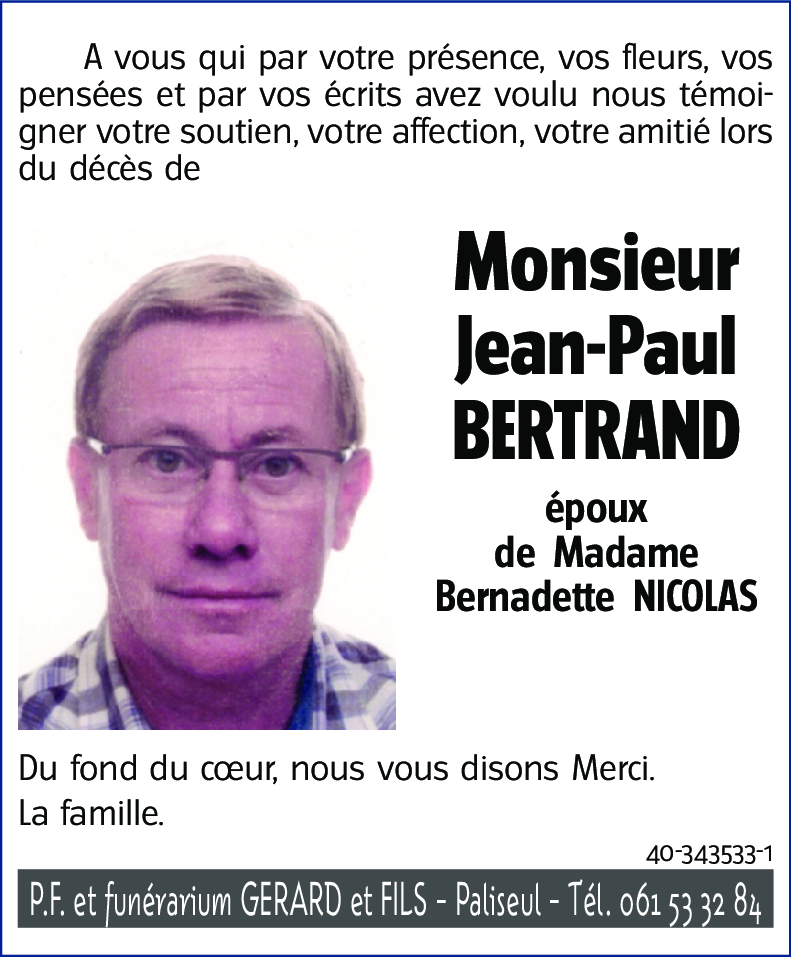 Jean-Paul BERTRAND