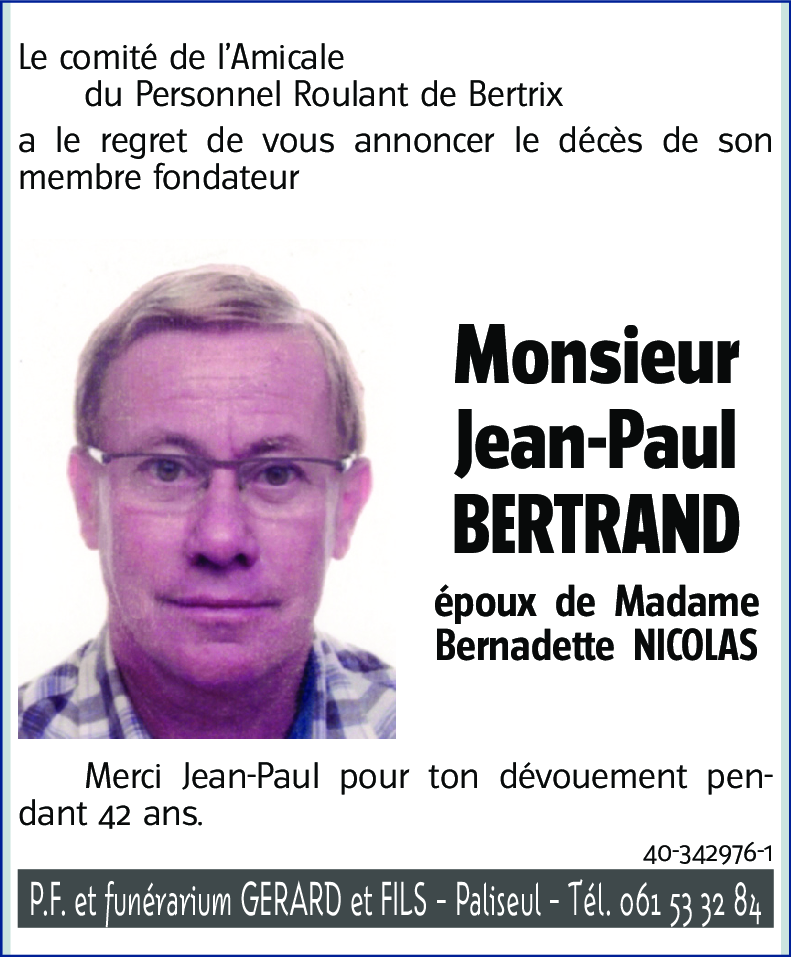 Jean-Paul BERTRAND