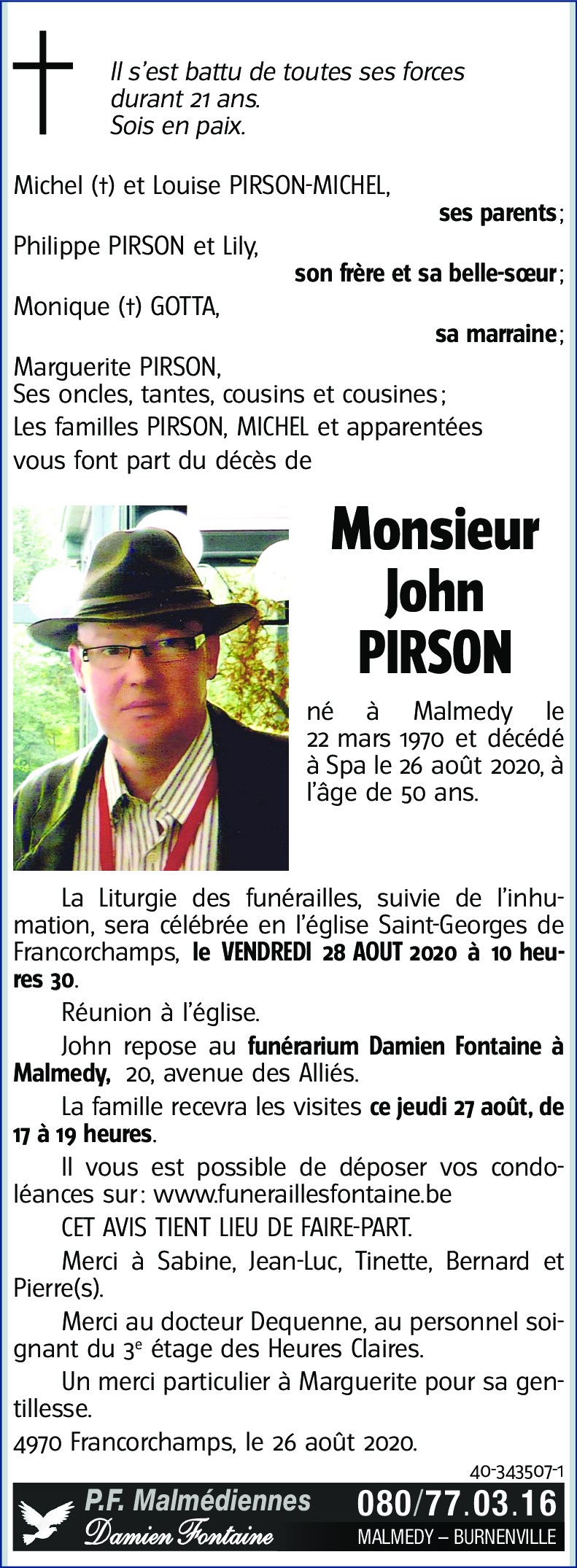 John PIRSON