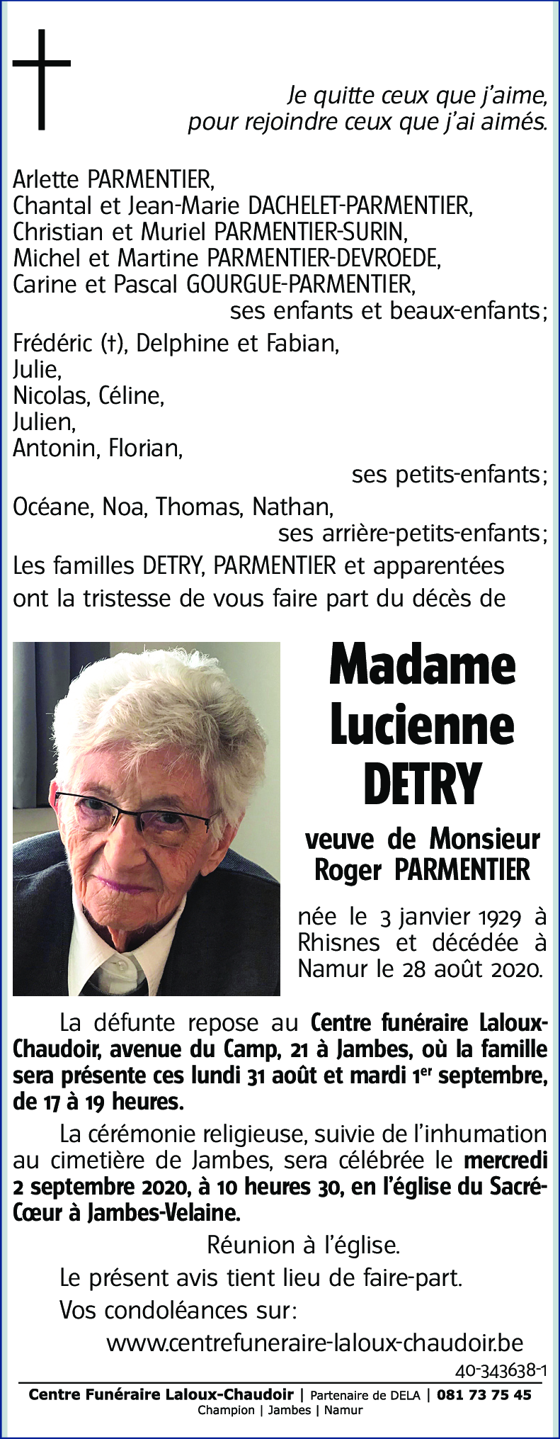 Lucienne DETRY