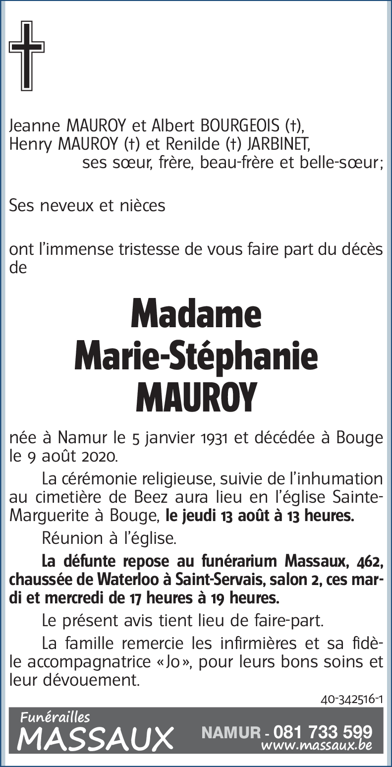 Marie-Stéphanie MAUROY