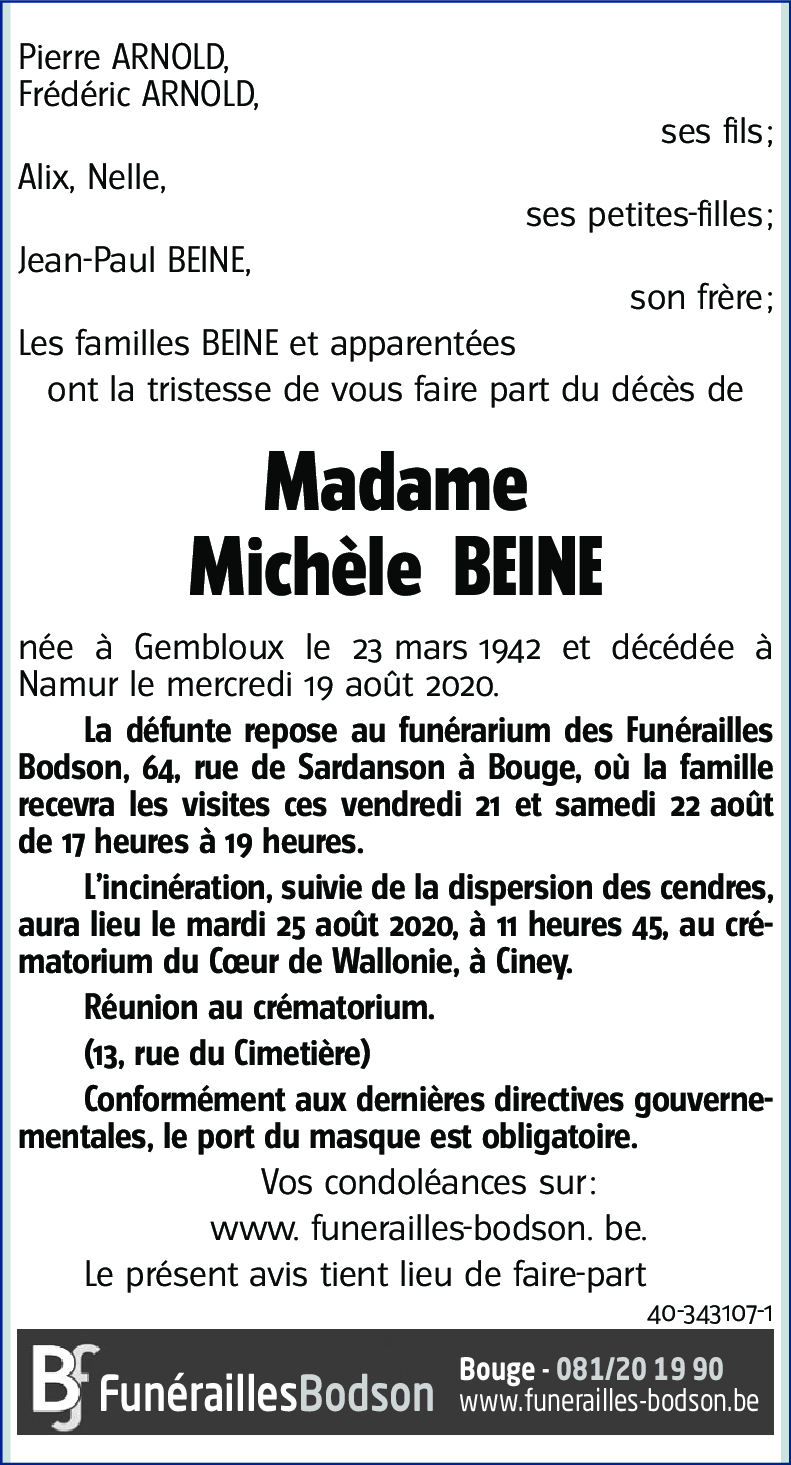 Michèle BEINE