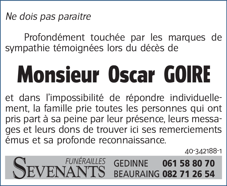 Oscar GOIRE