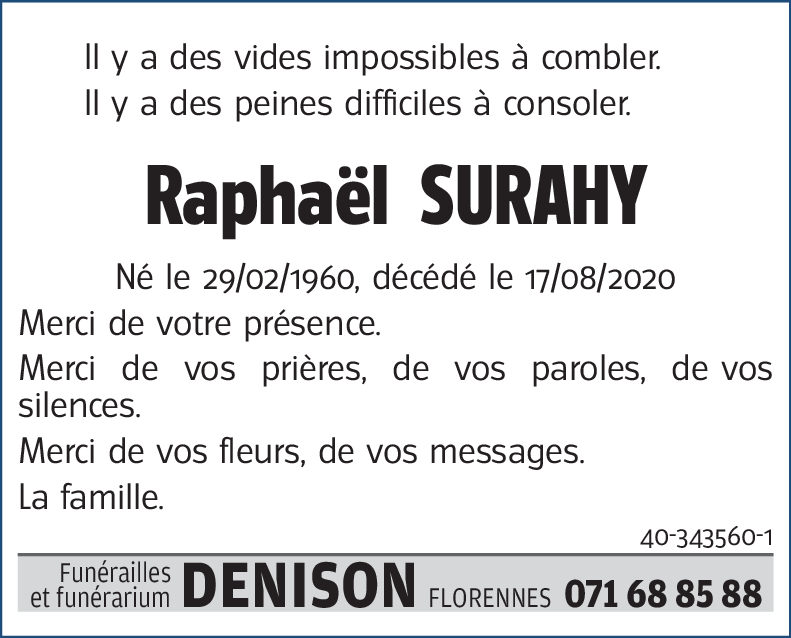 Raphaël SURAHY