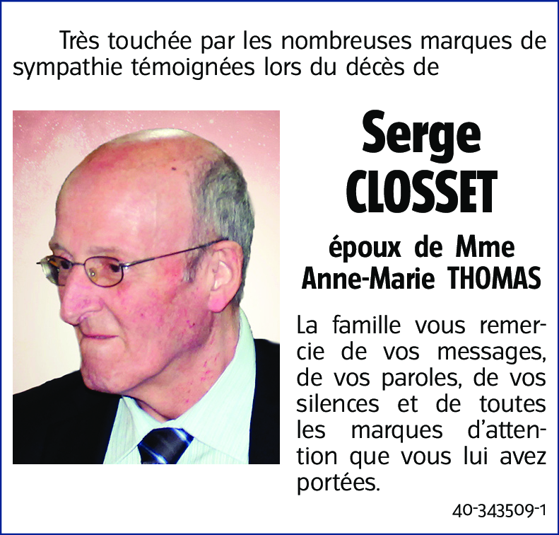 Serge CLOSSET