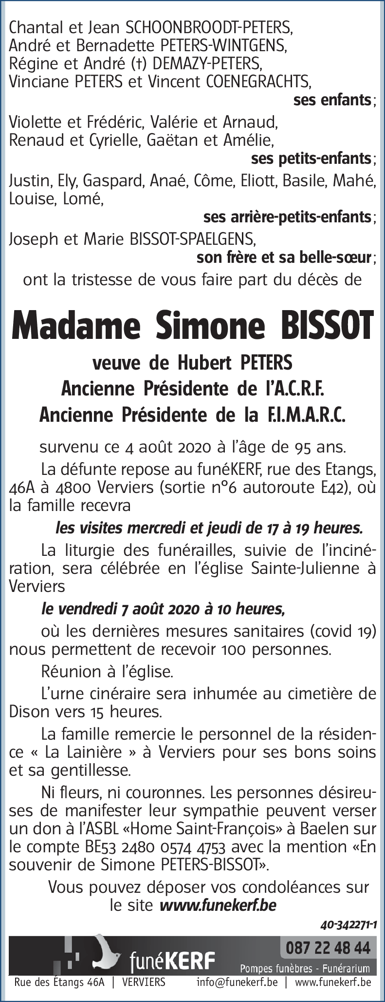 Simone BISSOT
