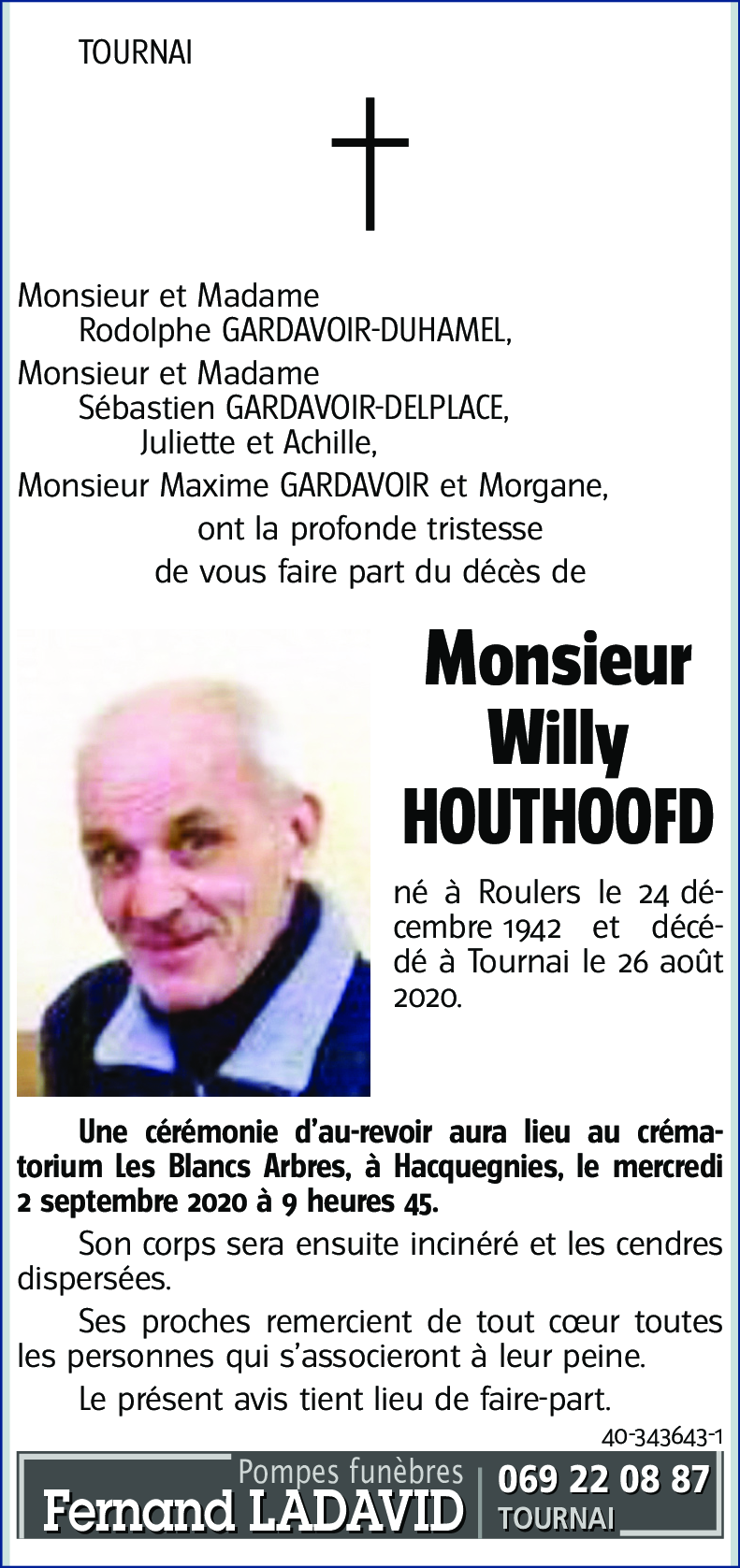 Willy HOUTHOOFD