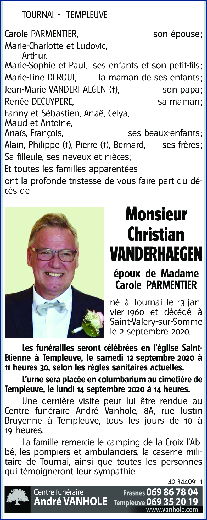 Christian VANDERHAEGEN