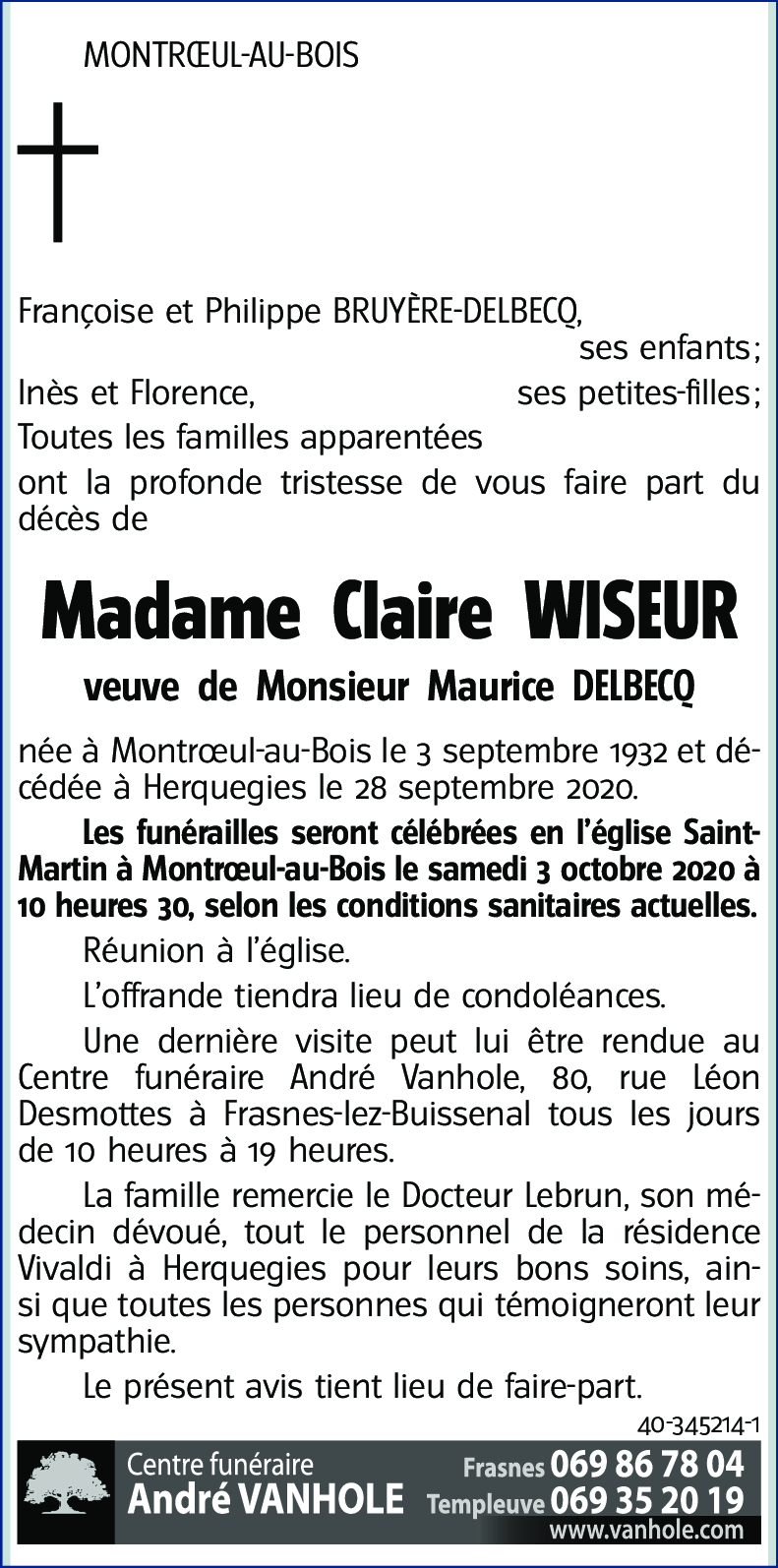 Claire WISEUR