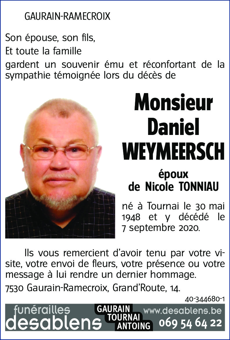 Daniel WEYMEERSCH