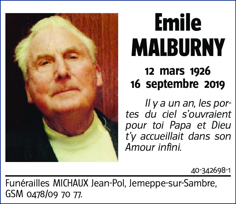 Emile MALBURNY