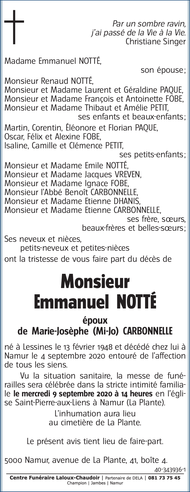 Emmanuël NOTTÉ