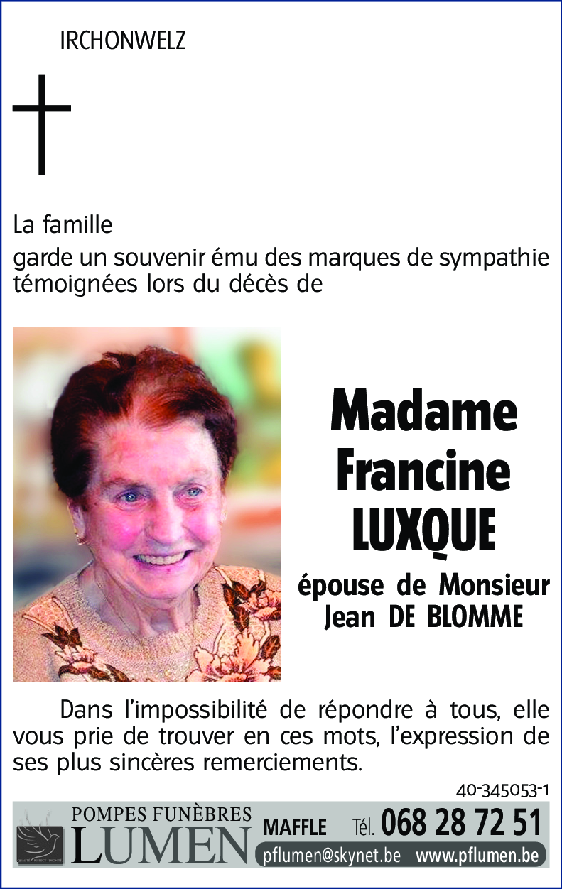 Francine LUXQUE