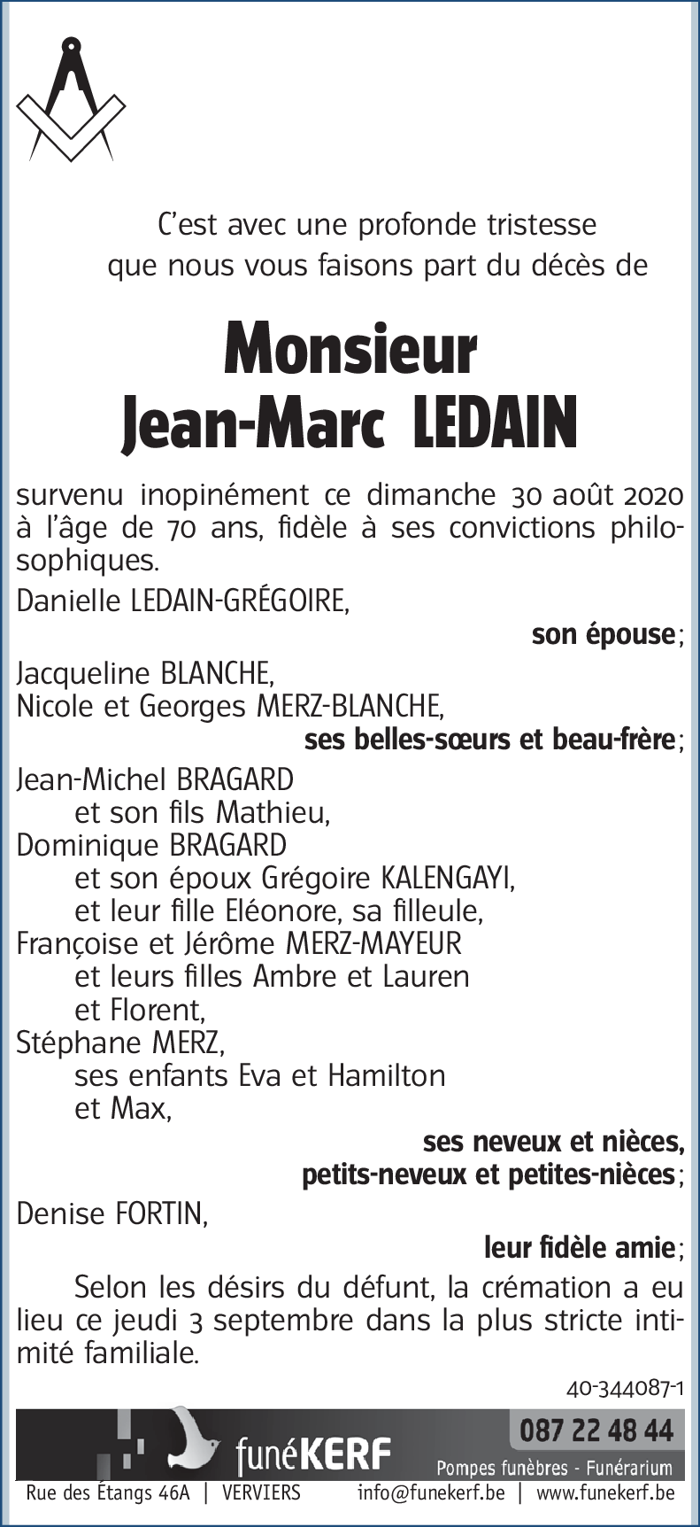 Jean-Marc LEDAIN