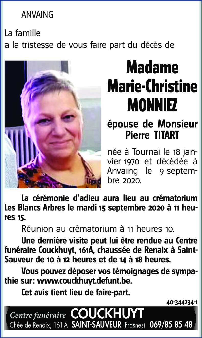 Marie-Christine MONNIEZ