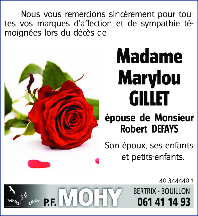 Marylou GILLET