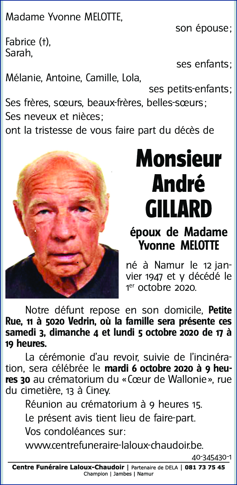 André GILLARD