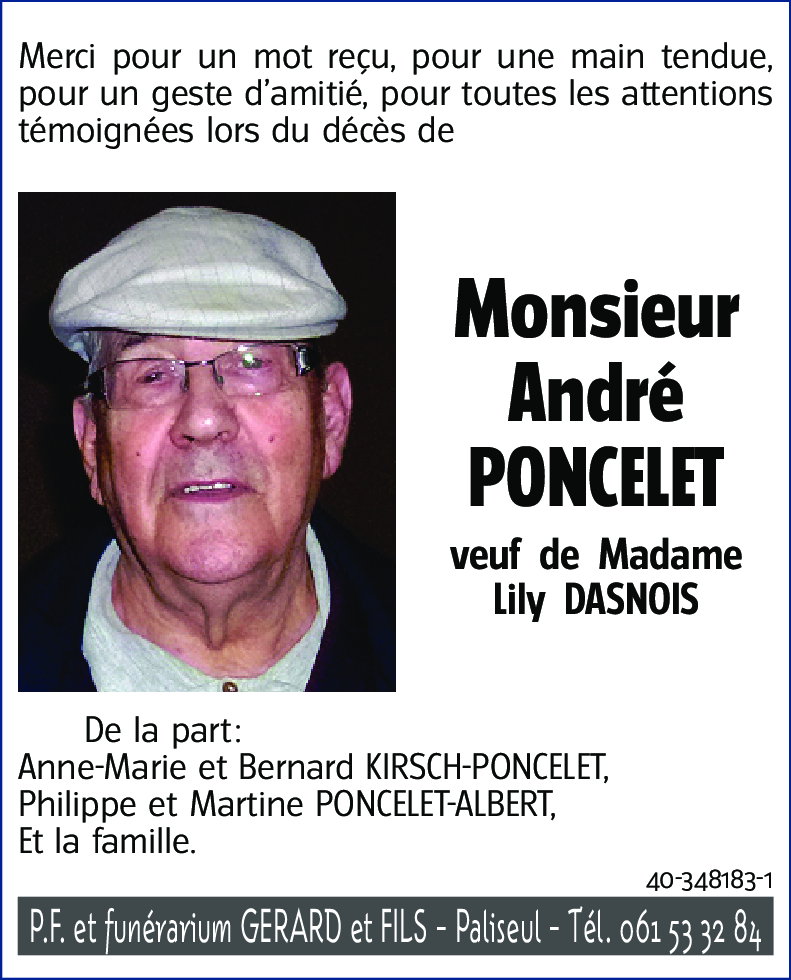 André PONCELET