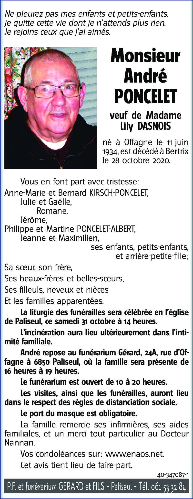 André PONCELET