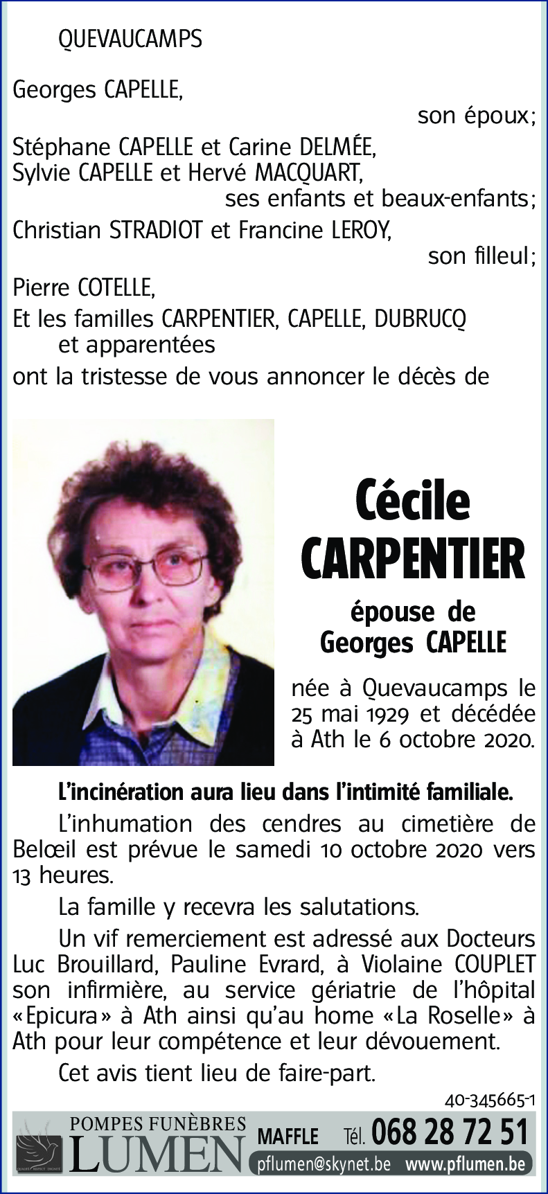 Cécile CARPENTIER