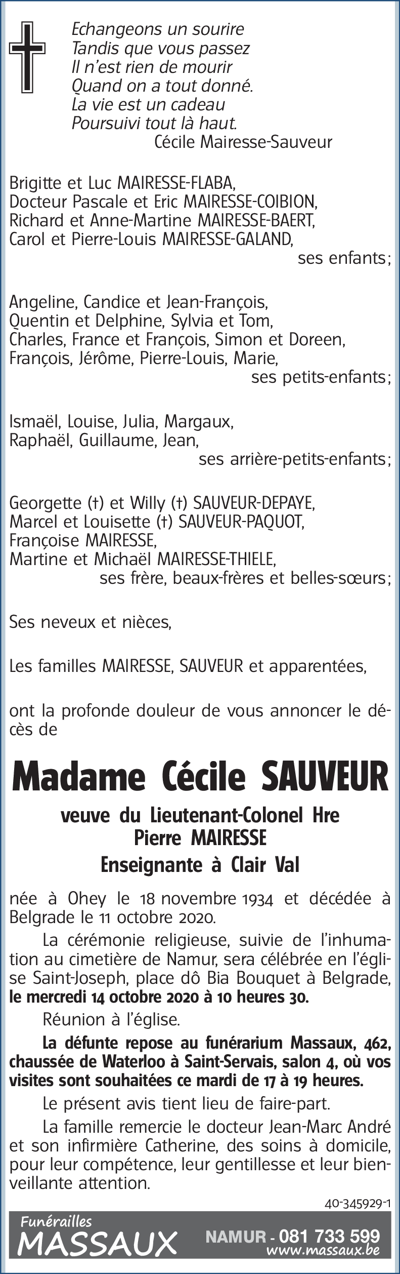 Cécile SAUVEUR