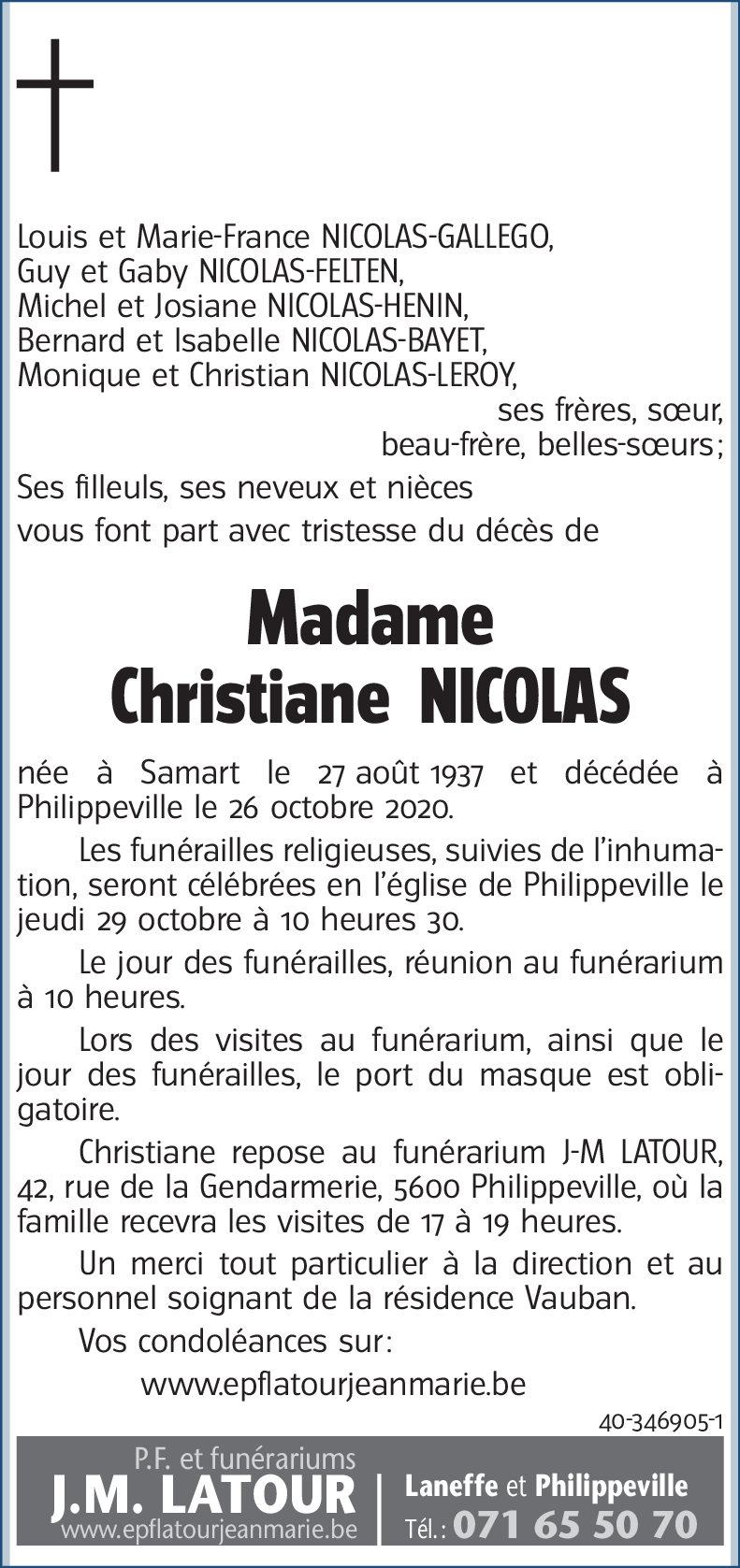 Christiane NICOLAS