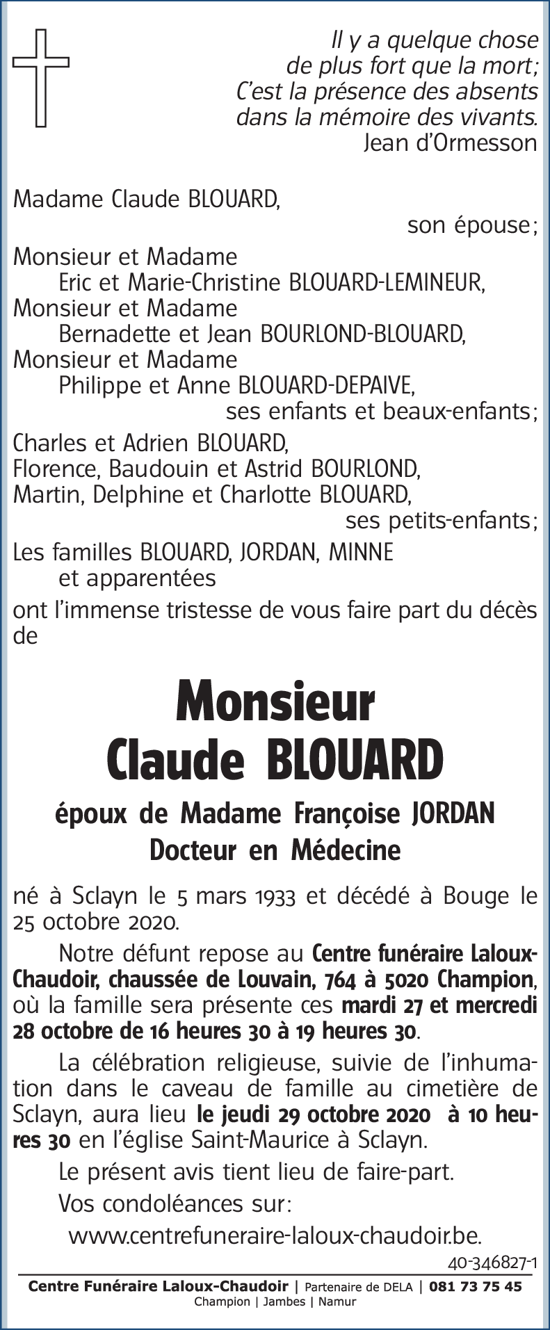 Claude BLOUARD