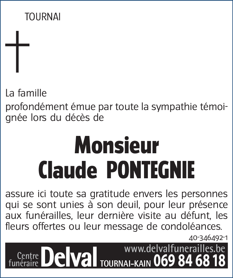 Claude PONTEGNIE