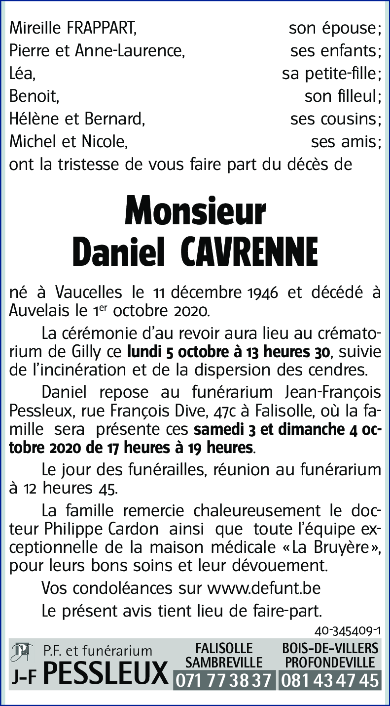 Daniel CAVRENNE