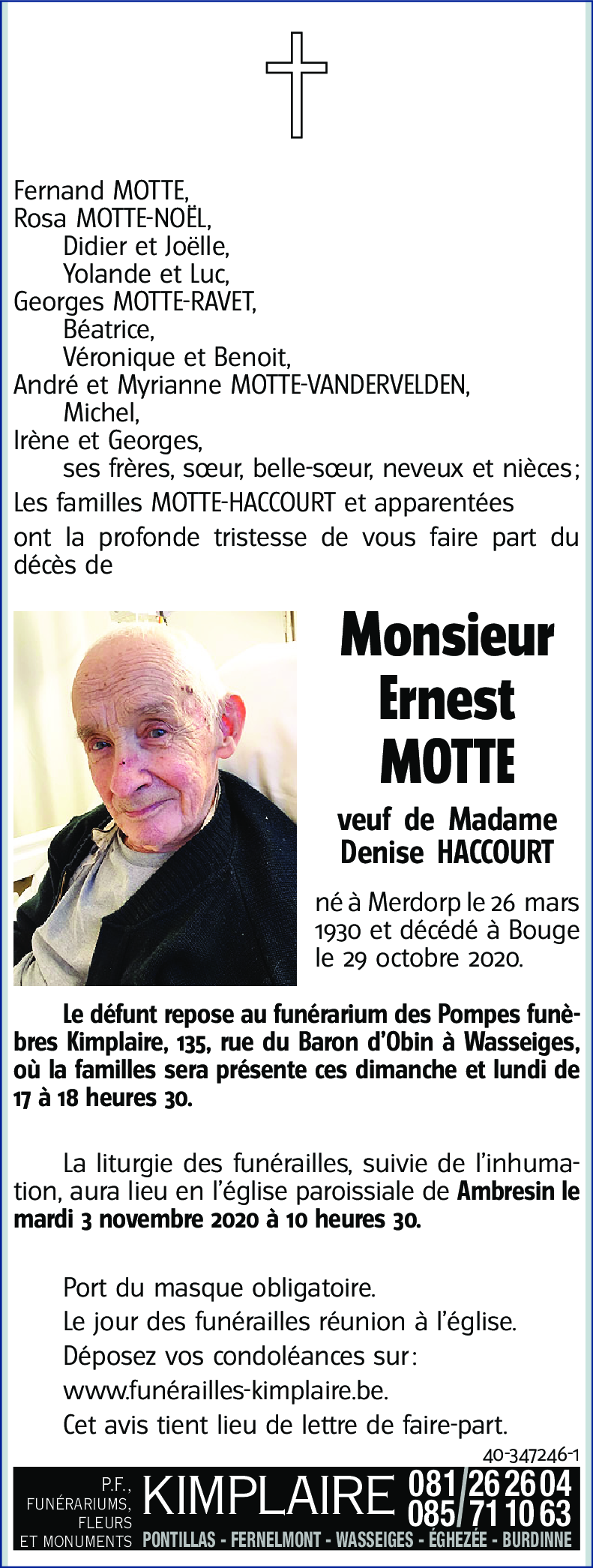 Ernest MOTTE