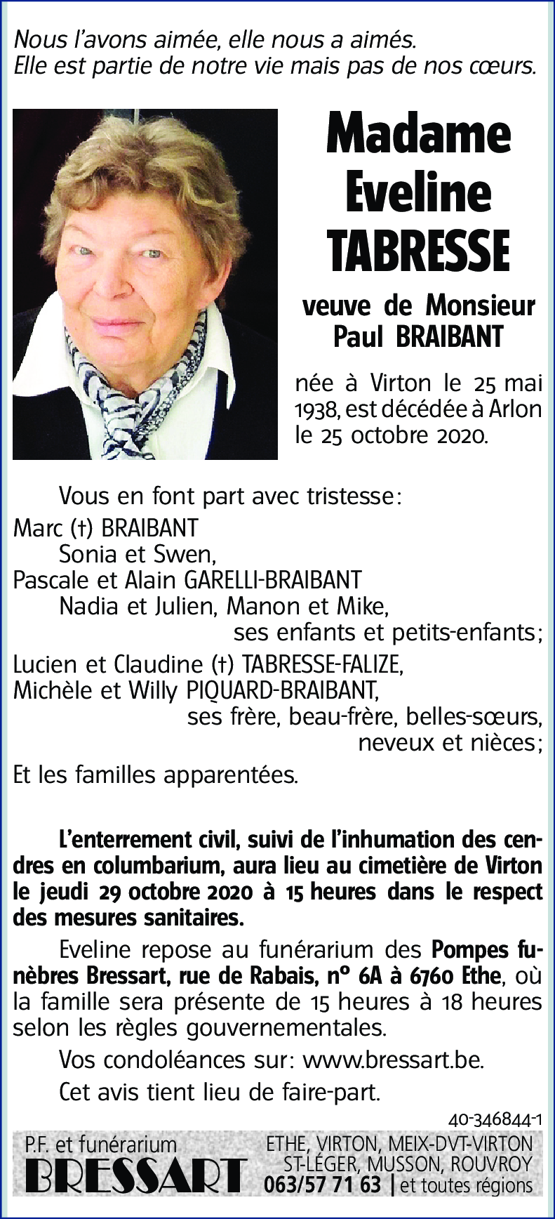 Eveline TABRESSE