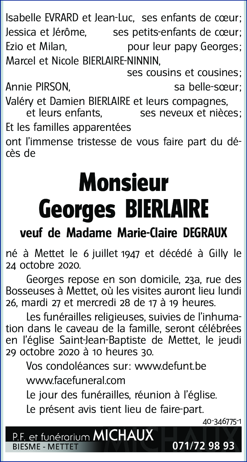Georges BIERLAIRE