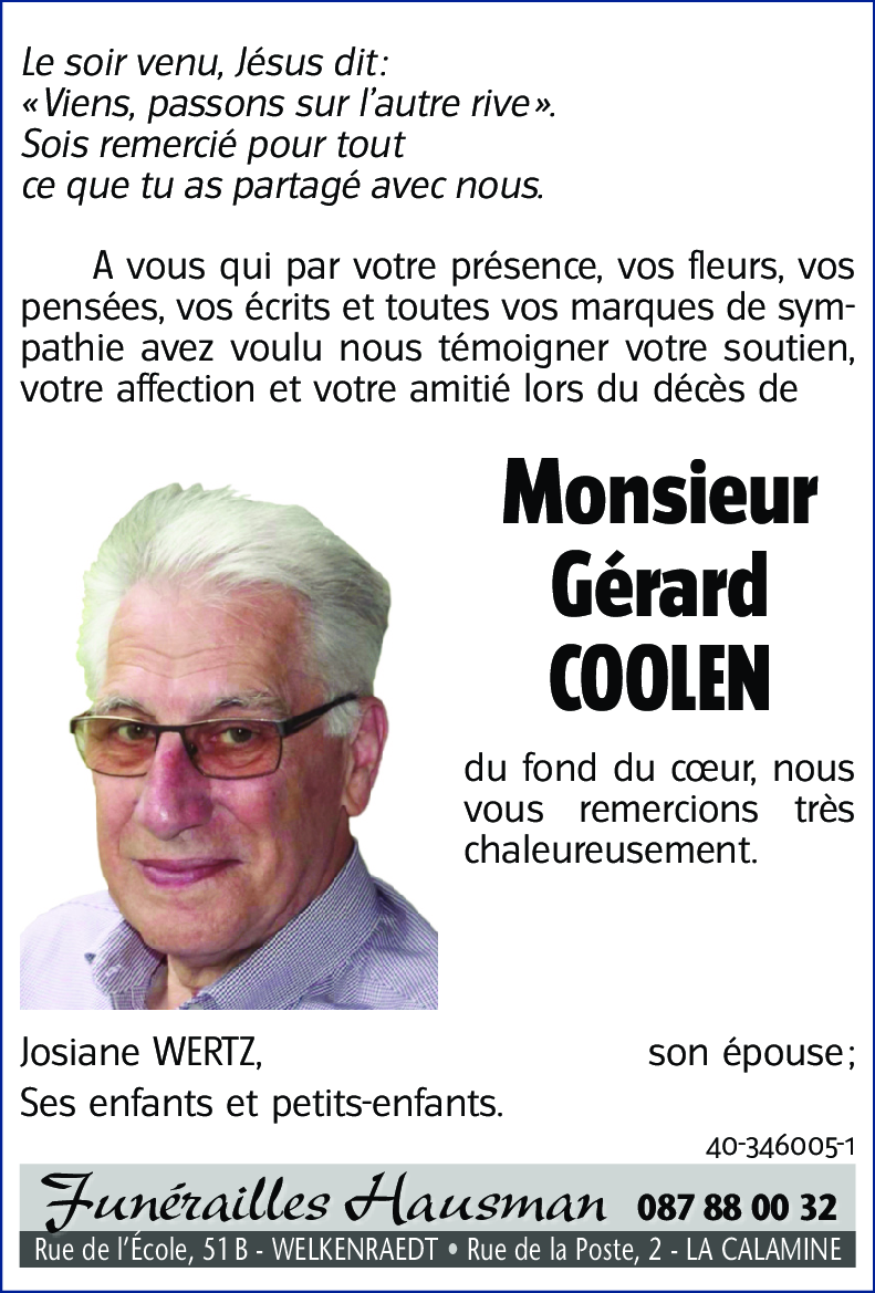 Gérard COOLEN