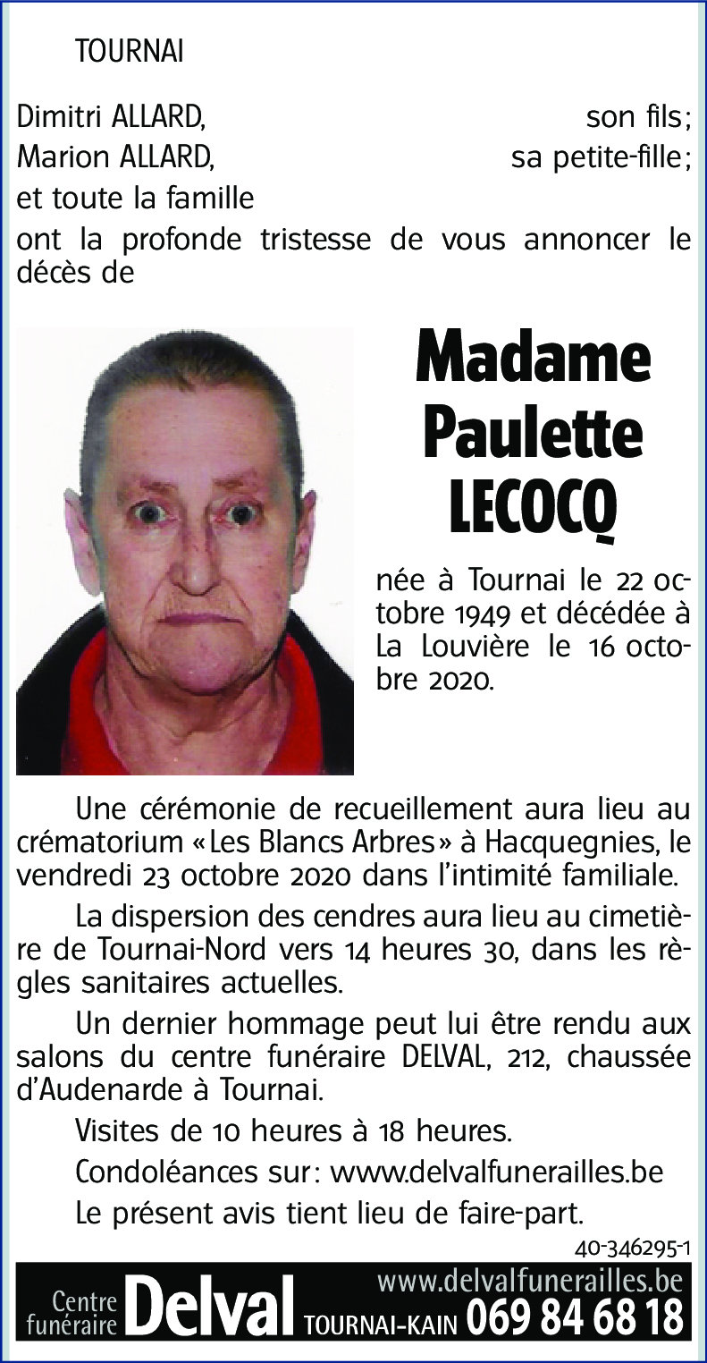 Paulette LECOCQ