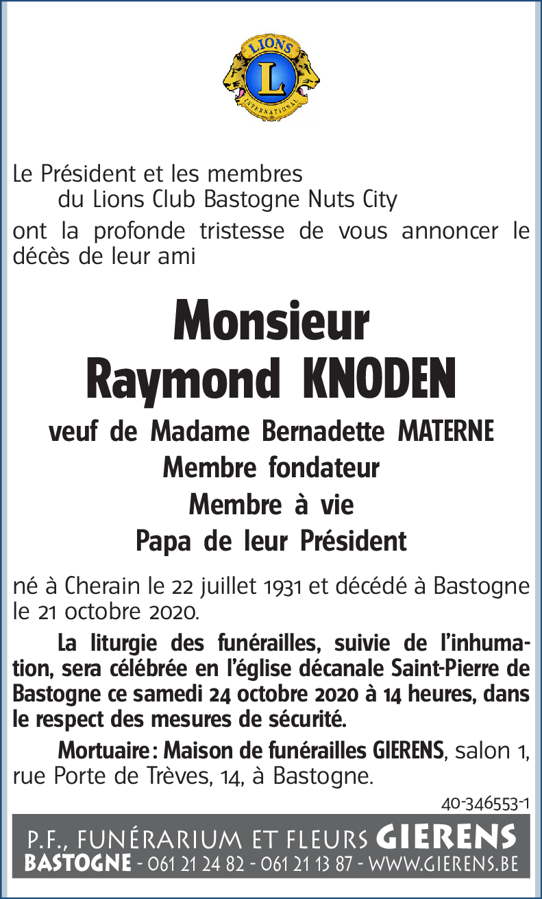 Raymond KNODEN