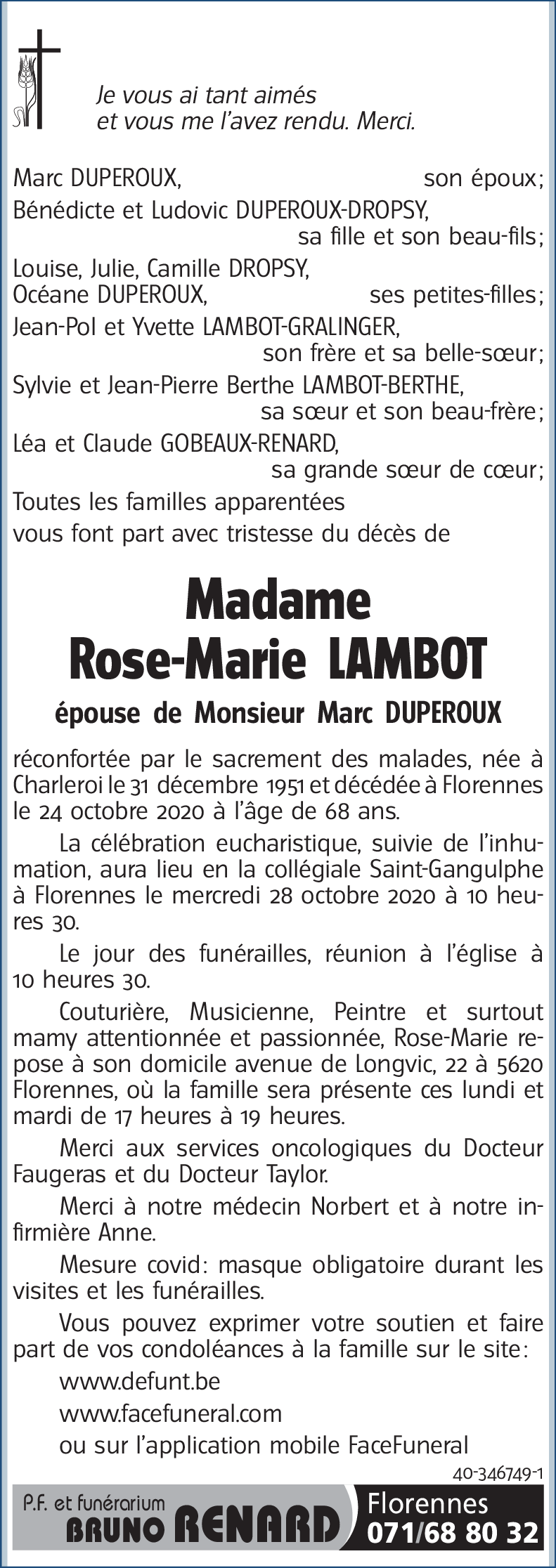 Rose-Marie LAMBOT