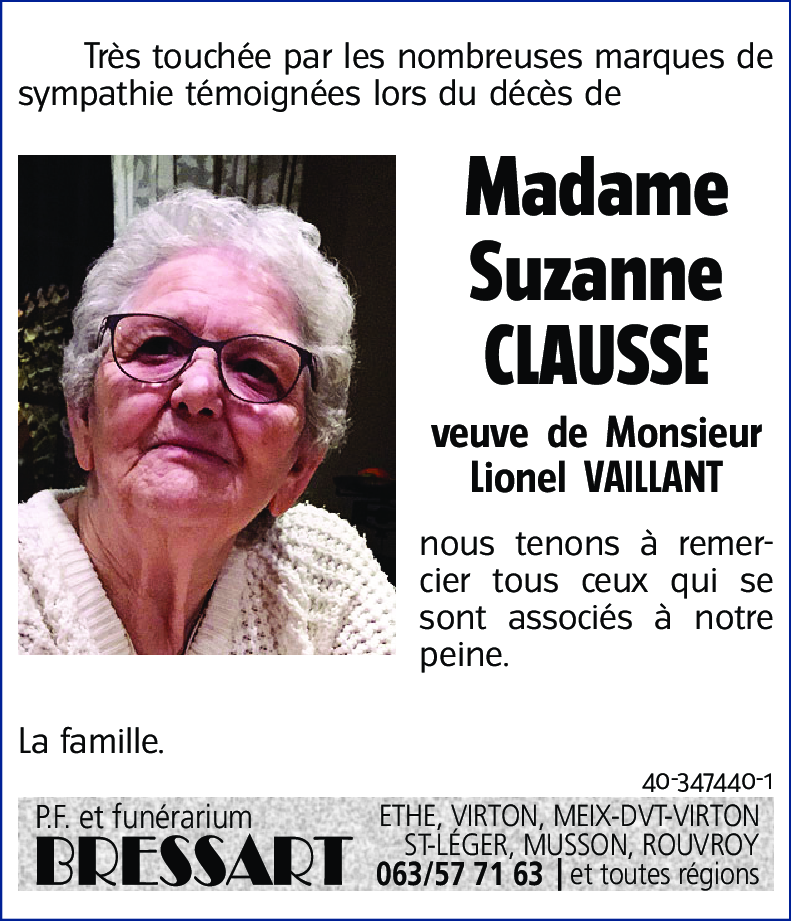 Suzanne CLAUSSE