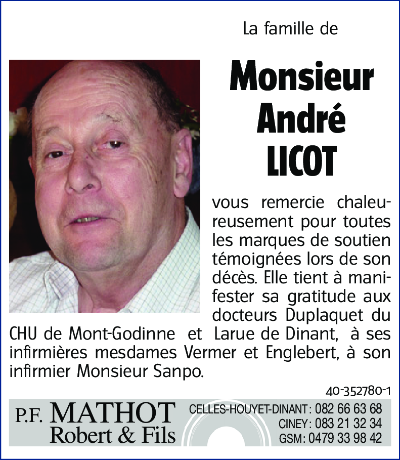 André LICOT